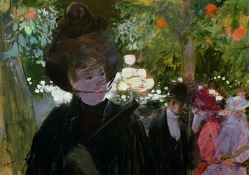 Der Garten in Paris, ca. 1882